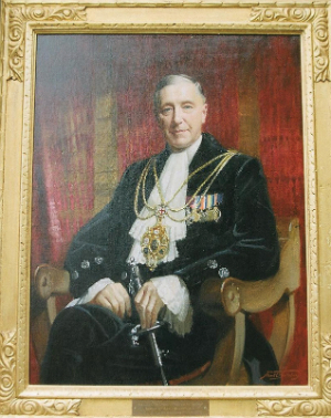 Sir Lacon Threlford. Portrait by Frank O. Salisbury (1947)